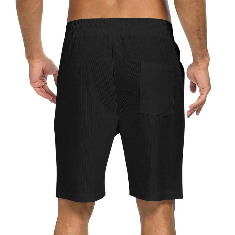 Men'S 3 Pack Corduroy Shorts Casual Elastic Waist Drawstring Shorts for Men Summer Beach Loose Fit