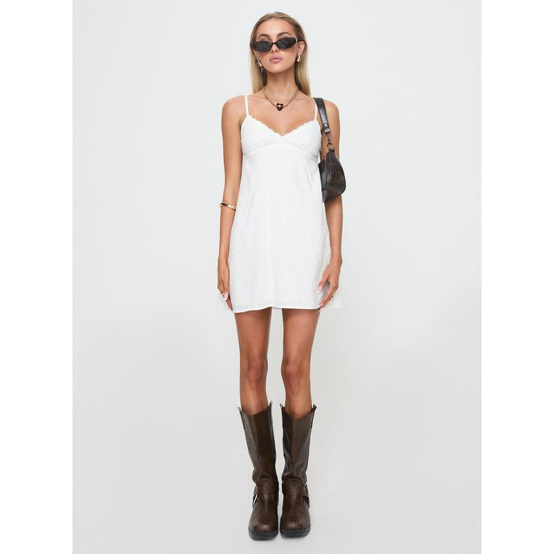 Lunya Mini Dress White