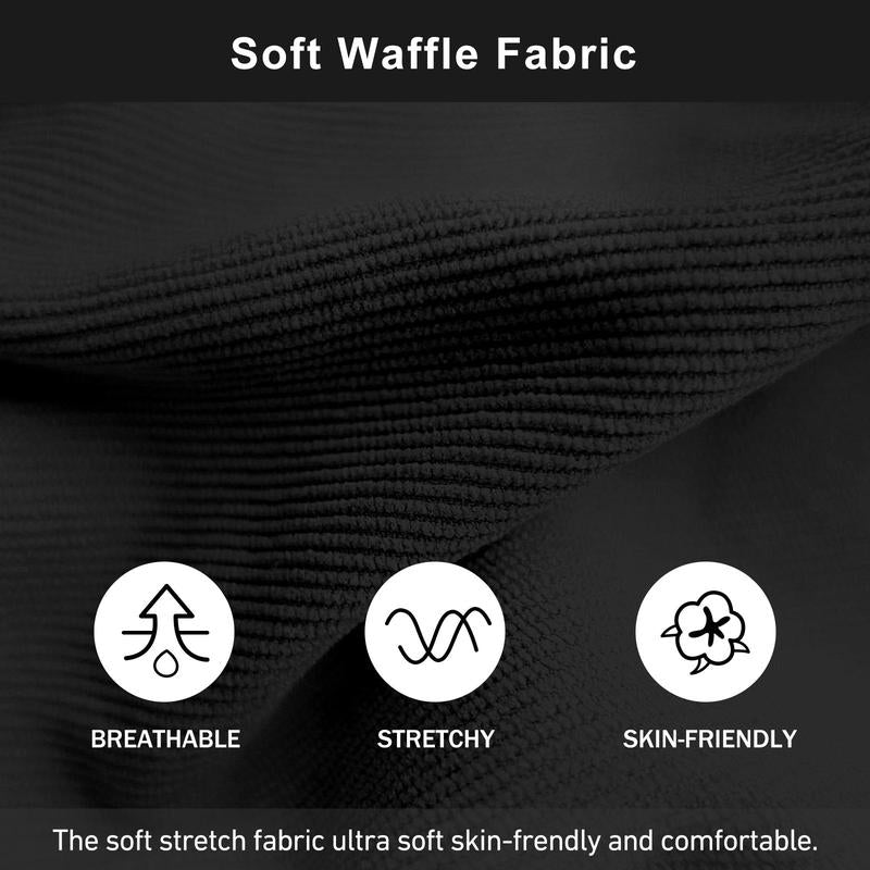 Men'S 3 Pack Corduroy Shorts Casual Elastic Waist Drawstring Shorts for Men Summer Beach Loose Fit